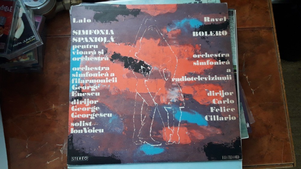 EDOUARD LALO SIMFONIA SPANIOLA PENTRU VIOARA SI ORCHESTRA , VINIL IMPECAPIL  | Okazii.ro