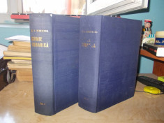 C.D. NENITESCU - CHIMIE ORGANICA ( VOL. 1 + VOL. 2 ) * EDITIA A VI-A - 1966/1968 foto