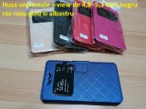 Husa universale s-view de 4,8 -5,3 inch negru roz rosu gold si albastru, Alt model telefon Samsung, Silicon