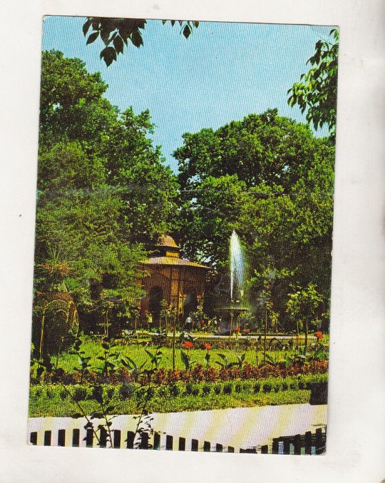 bnk cp Buzias - Vedere din parc - circulata