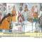 4168 - Publicity, Roman Ruler in front of the sultan - old mini postcard -11/7cm