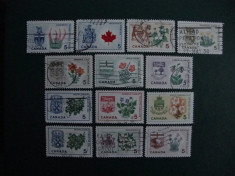 CANADA 1964 SERIE COMPLETA STAMPILATA foto