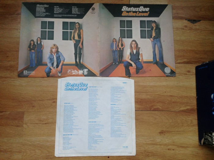 STATUS QUO - ON THE LEVEL (1974,VERTIGO,made in UK) LP vinil vinyl