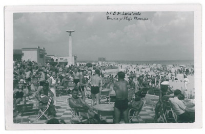 4163 - Constanta, MAMAIA, Terasa - old postcard - unused foto