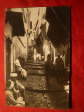 Ilustrata Alger - Casbah- Str. H&#039;Fisso interbelica, Necirculata, Printata