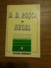 D.D. Rosca si Hegel foto