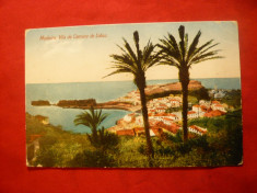 Ilustrata Madeira -Vila de Camare de Lobos- Portugalia ,cca.1900 , color foto