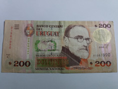 Uruguay 200 pesos 2006 foto