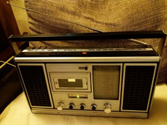 Radiocasetofon vintage, boombox GRUNDIG C9000, stare excelenta. foto