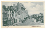 4149 - PLOIESTI, Ferdinand Ave. old car, Romania - old postcard - unused - 1929, Necirculata, Printata