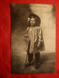Ilustrata- Tanara Tarancuta din Limousin -circulat 1932 Franta