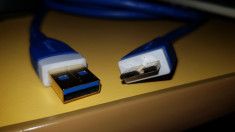 Cablu USB hama USB 3.0 la micro USB 3.0 foto