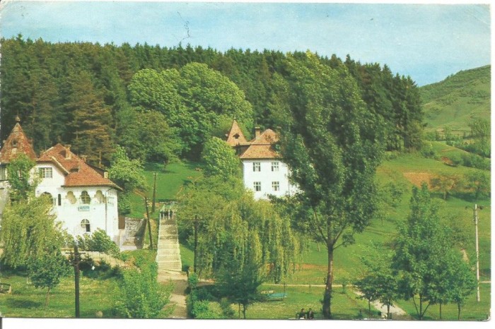 (A) carte postala(ilustrata)-SANGEORZ-BAI -Pavilionul nr 1si 2