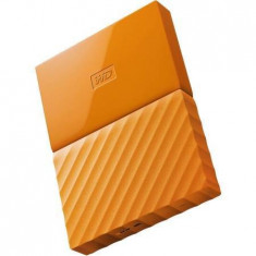 HDD extern WD, 1TB, My Passport, 2,5&amp;quot; USB 3.0, portocaliu foto