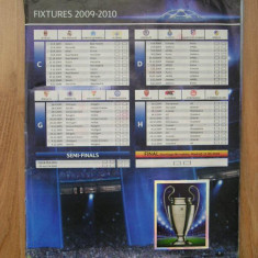 MRHAB LC - ALBUM STICKERE - UEFA - LIGA CAMPIONILOR EUROPENI - ED 2009 - 2010