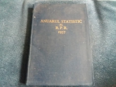 ANUARUL STATISTIC AL RPR 1957 foto