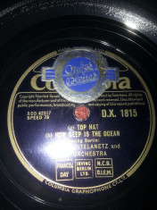 Disc gramofon patefon Andre Kostelanetz &amp;amp; Orchestra Columbia UK vinil vinyl foto
