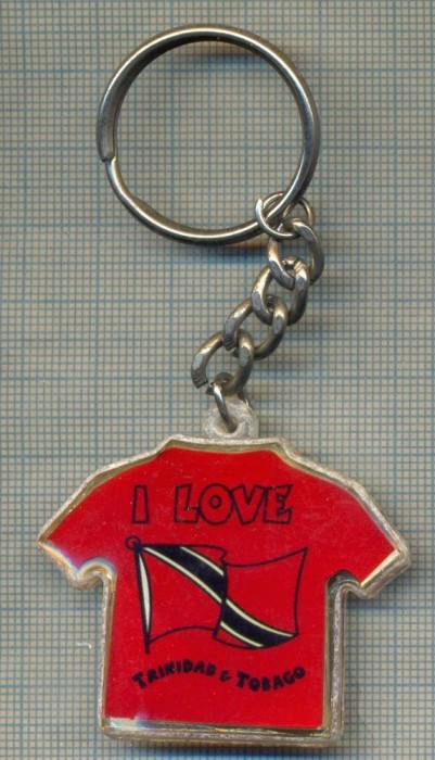 K 495 BRELOC PENTRU COLECTIONARI- ,,I LOVE &quot; TRINIDAD &amp; TOBAGO