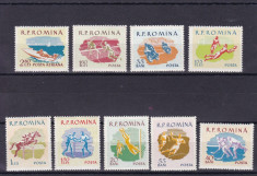 ROMANIA 1959 LP 482 SPORT SERIE MNH foto