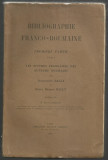 A.Rally / BIBLIOGRAFIA FRANCO-ROMANA - editie 1930 (in franceza)