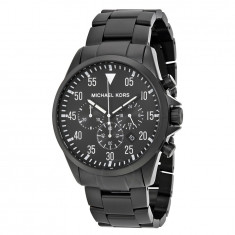 Michael Kors barbatesc Gage MK8414 negru Stainless-Steel Quartz foto