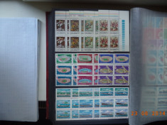 Romania - Serii complete, blocuri de 4 timbre 25% din lista. foto