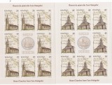 BISERICI DIN TARA HATEGULUI,MINISHEET,2012,MNH, ROMANIA., Religie, Nestampilat