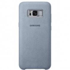 Capac protectie spate Samsung Alcantara Cover pentru Galaxy S8 Plus G955, Verde Menta foto