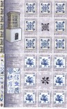 CERAMICA ,ROMANIA-PORTUGALIA EMISIUNE COMUNA ,MINISHEET,GOLD,2010,MNH, ROMANIA., Istorie, Nestampilat