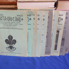 GATA ORICAND * REVISTA CERCETASII SENIORI - ANUL I ( COMPLET , NR.1-12 ) / 1936