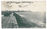 4131 - CONSTANTA, Faleza - old postcard, real PHOTO, CENSOR - used - 1917, Circulata, Fotografie