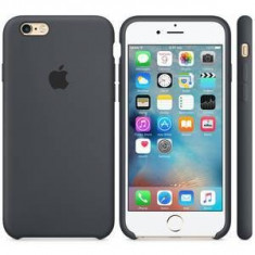 Husa Protectie Spate Apple Silicone Case Negru Charcoal pentru IPhone 6s foto