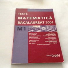 TESTE DE MATEMATICA PENTRU EXAMENUL DE BACALAUREAT 2004,R16