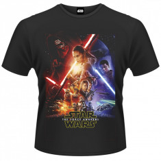 Tricou Star Wars - Force Awakens Poster foto