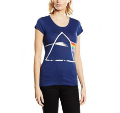 Tricou Fete Pink Floyd - DSOTM Back Print Navy foto