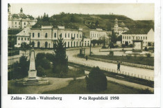 Zalau- Carte Postala necirculata-Piata Republici 1950 foto