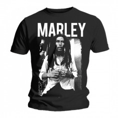 Tricou Bob Marley - Black &amp;amp;amp; White foto