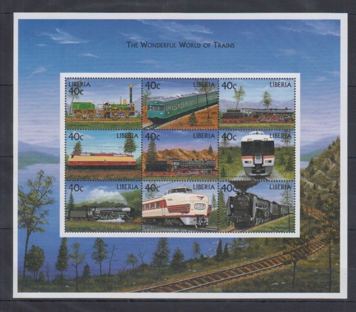 LIBERIA 1999 TRENURI LOCOMOTIVE