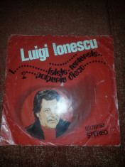 Luigi Ionescu-Lalele Turturelele-1980 Electrecord ?45 ST-EDC 10689 single vinil foto