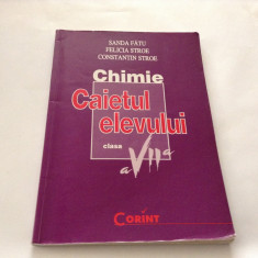 CHIMIE CAIETUL ELEVULUI PENTRU CLASA A VII-A - Sanda Fatu, F. Stroe, C, Stroe