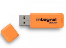 Integral USB Flash Drive Neon 32GB USB 2.0 - Orange foto