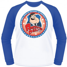 Bluza American Dad - Protect (White &amp;amp;amp; Royal B/Ball) foto