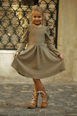 Rochie Autumn1 Kaki - Fetite foto