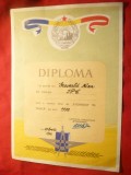 Diploma- Evidentiat in Munca la IPC - 1972