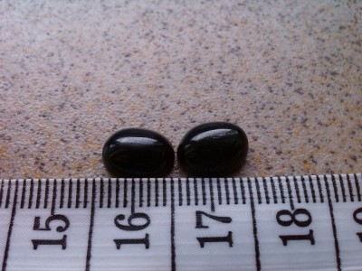 DIOPSIDE stelate negre pereche foto