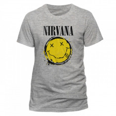 Tricou Nirvana - Smiley Splat foto