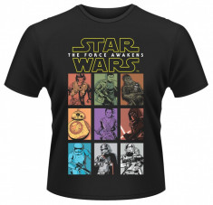 Tricou Star Wars - Ep. VII - Character Panels foto