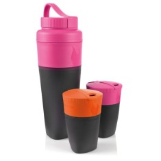 Light My Fire Set Bidon si Pahare Pliabile Pack Up Drink Kit fu/or foto