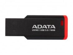 Adata Flash Drive UV140, 16GB, USB 2.0, black and red foto