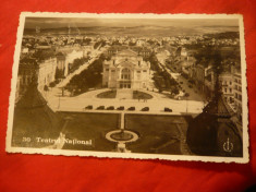 Ilustrata Cluj -Teatrul National 1938 Foto Cluj foto